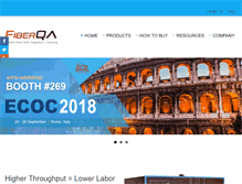 Tablet Screenshot of fiberqa.com